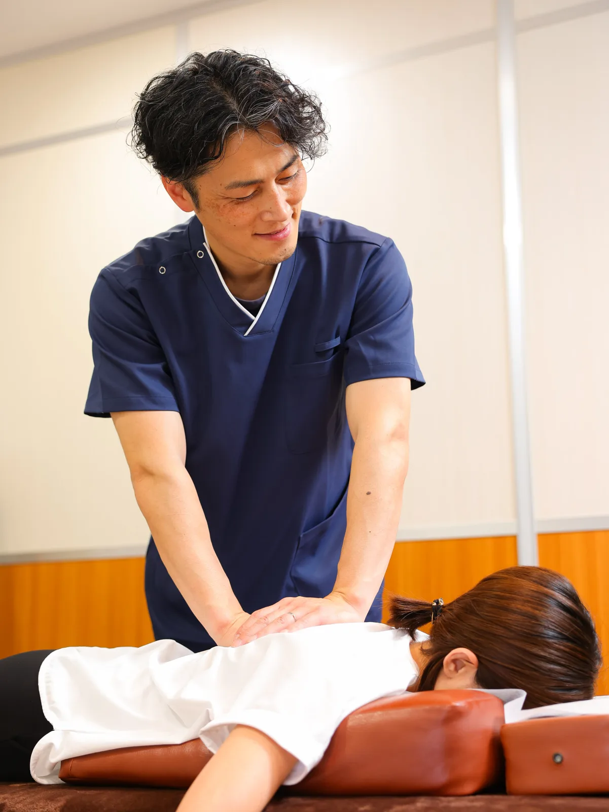施術の様子