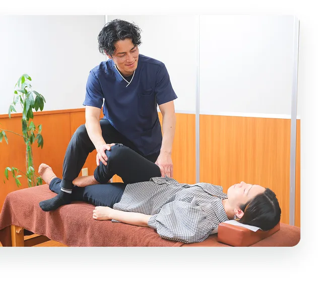 施術の様子